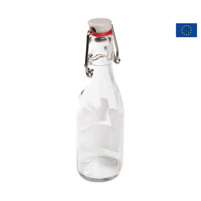 Chopineflaske i Glas med Porcelænsprop 20 cl