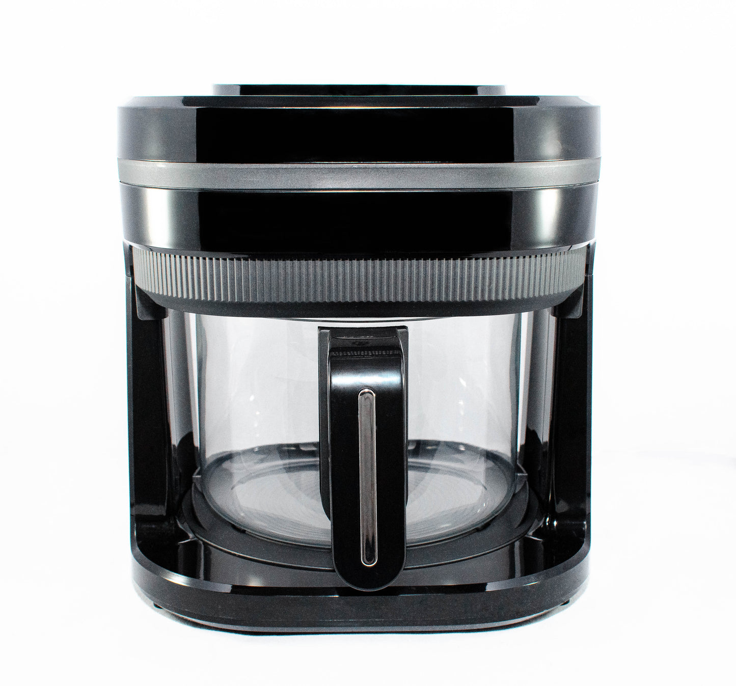 PFAS-fri airfryer 4L med gennemsigtig glasskål og rustfrit stål rist fra Pure-Living 