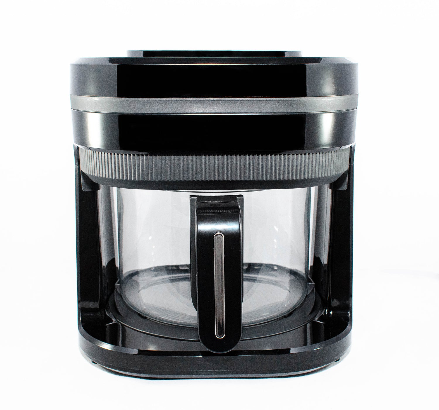PFAS-fri airfryer 4L med gennemsigtig glasskål og rustfrit stål rist fra Pure-Living 