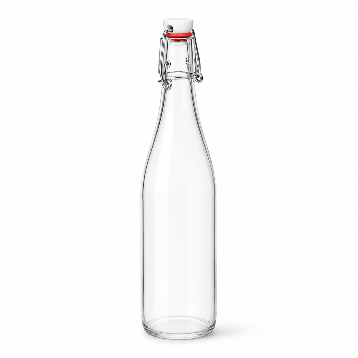 Chopineflaske i Glas med Porcelænsprop - 50 cl
