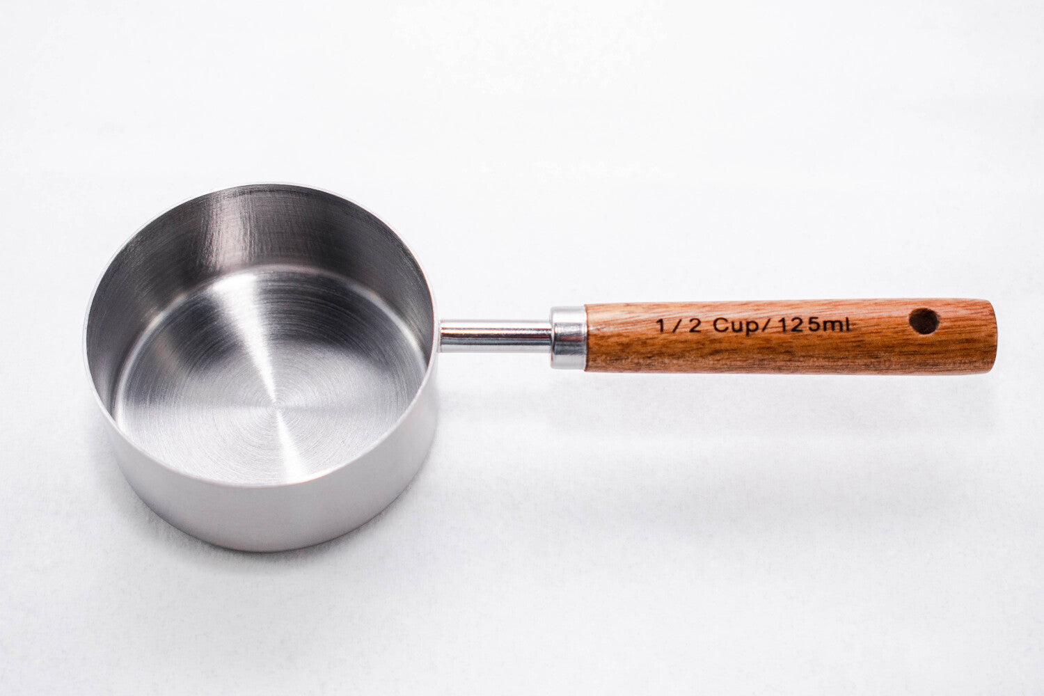 Målebæger 125 ml (1/2 cup) i rustfrit stål