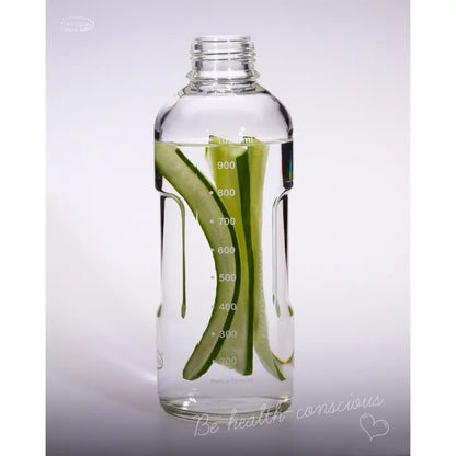 Pure-Living Drikkeflaske i Glas 1000 ml - Hvid