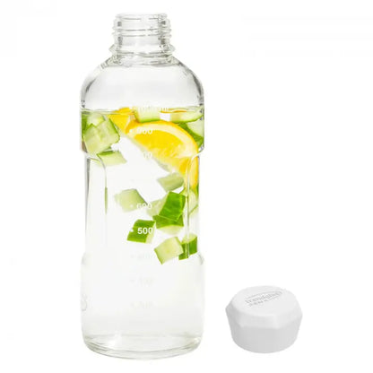 Pure-Living Drikkeflaske i Glas 1000 ml - Hvid
